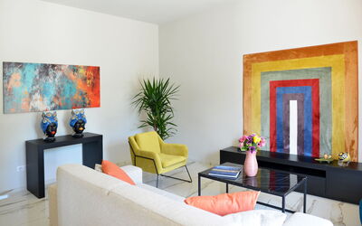 Villa Pica: Woonkamer