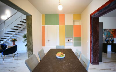 Villa Pica: Keuken, Lunchroom