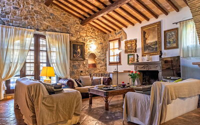 Villa Capalbio: Soggiorno