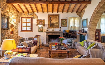 Villa Capalbio: Soggiorno