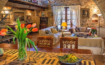 Villa Capalbio: Soggiorno