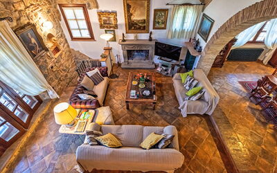 Villa Capalbio: Soggiorno