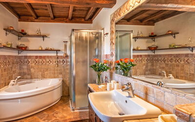 Villa Capalbio: Bagno