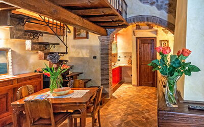 Villa Capalbio: Sala da pranzo, Soggiorno