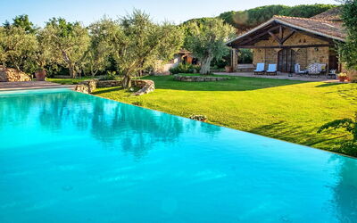 Villa Capalbio: Esterni, Giardino, Piscina