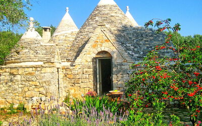 Trullo Aurora: Building Exterior, Garden, Outdoor, Scenic View