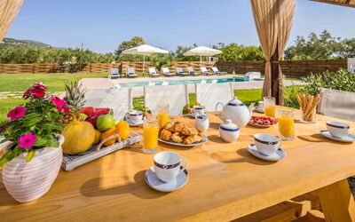 Villa Alikes: Balkon / terras / patio