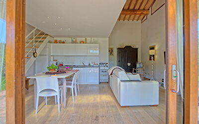 Capannino: Keuken, Woonkamer