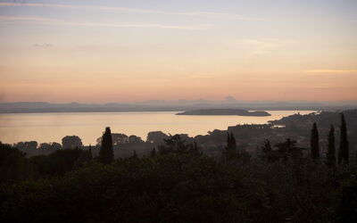 Villa le Murate: Giardino, Vista Panoramica