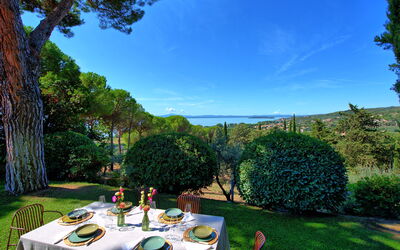 Villa le Murate: Giardino, Vista Panoramica