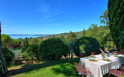 Villa le Murate: Giardino, Vista Panoramica