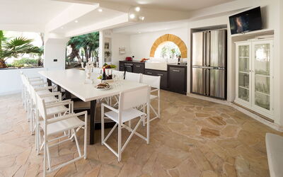 Villa Agrigento: villa-girgenti-contrada-mendolito-cucina-esterna