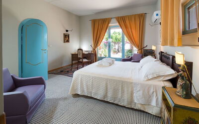 Villa Taor: villa-della-sirene-taormina-camera-da-letto