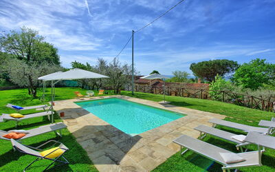 Villa Morandi: bassin, Vues