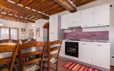 Villa Morandi: Cucina, Sala da pranzo