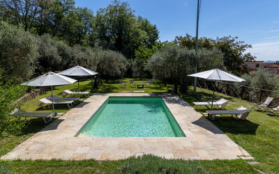 Villa Morandi: all'aperto, Giardino, Piscina