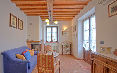 Villa Farneta: Living Room