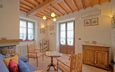 Villa Farneta: Living Room
