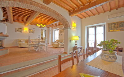 Villa Farneta: Living Room
