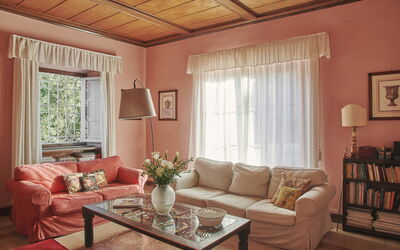 Villa Pedone: Woonkamer