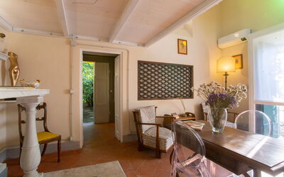 Villa Pedone: Woonkamer