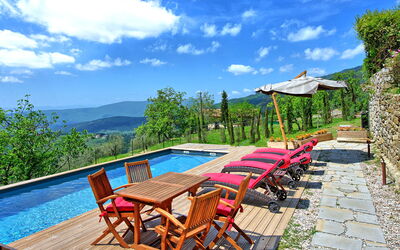 Villa Ancora: all'aperto, Piscina, Vista Panoramica