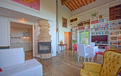 Villa Ancora: Sala da pranzo, Soggiorno