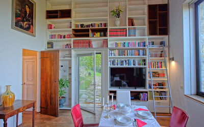 Villa Ancora: Sala da pranzo, Soggiorno