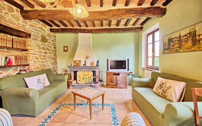 Villa Poggiospinoso: Salon