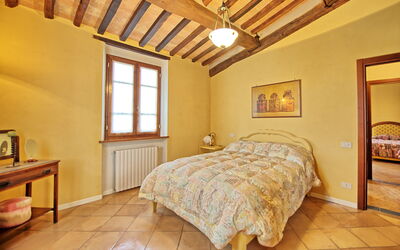 Villa Poggiospinoso: chambre à coucher