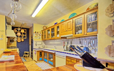 Villa Poggiospinoso: Cuisine, Salle commune