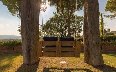 Villa Poggiospinoso: Jardin