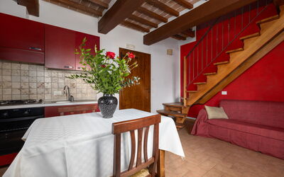 Casale Tiziano: Cucina, Sala da pranzo
