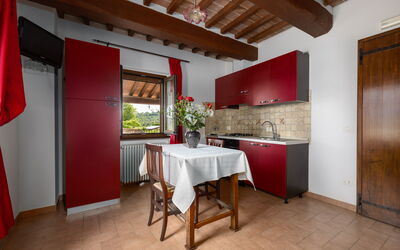 Casale Tiziano: Cucina, Sala da pranzo