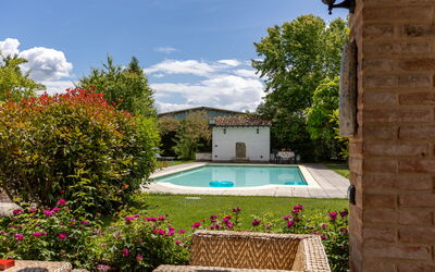 Casale Tiziano: all'aperto, Esterni, Giardino, Piscina