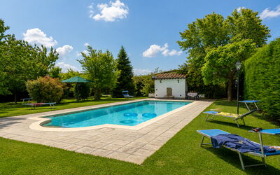 Casale Tiziano: all'aperto, Esterni, Giardino, Piscina