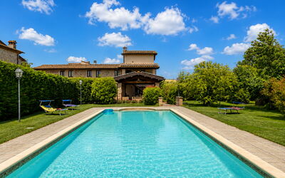 Casale Tiziano: all'aperto, Esterni, Giardino, Piscina