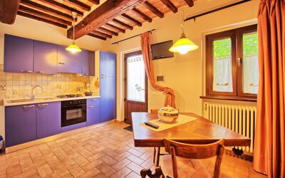 Casale Tiziano: Cucina, Sala da pranzo