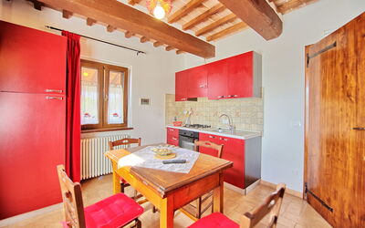 Casale Tiziano: Cucina, Sala da pranzo