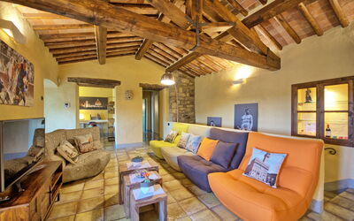 Villa Sonia: Woonkamer