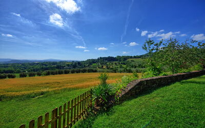 Villa Sarteano: Giardino