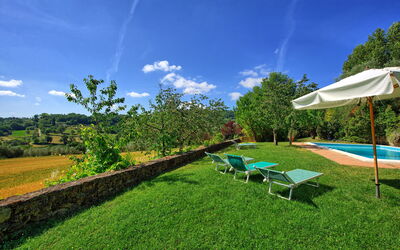 Villa Sarteano: Giardino