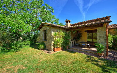 Villa Sarteano: Esterni, Giardino