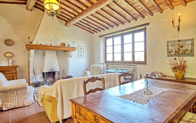 Villa Sarteano: Sala da pranzo, Soggiorno