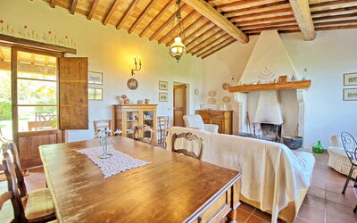 Villa Sarteano: Sala da pranzo, Soggiorno