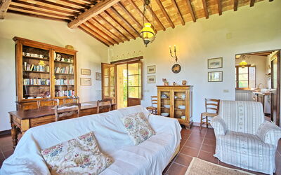 Villa Sarteano: Sala da pranzo, Soggiorno