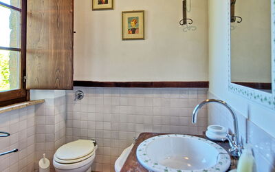 Villa Sarteano: Bagno