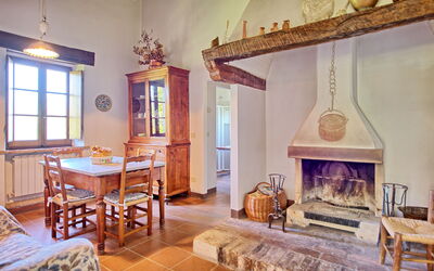 Villa Sarteano: Sala da pranzo, Soggiorno