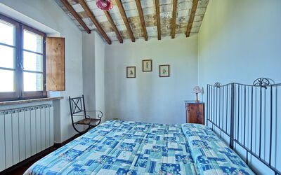 Villa Sarteano: Camera da letto
