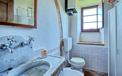 Villa Sarteano: Bagno